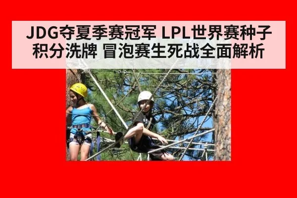 JDG夺夏季赛冠军 LPL世界赛种子积分洗牌 冒泡赛生死战全面解析